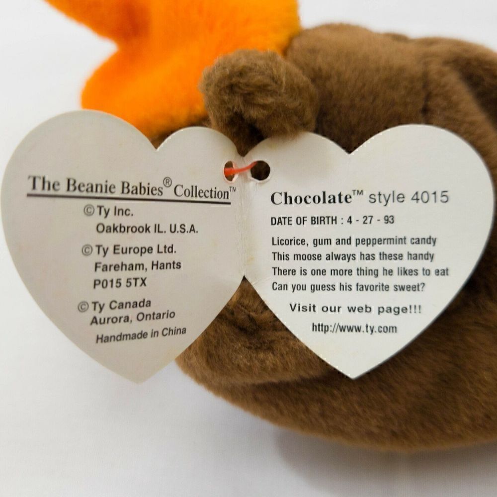 4th Generation Tag, Retired, Ty Chocolate (Moose) - Picture 8 of 8
